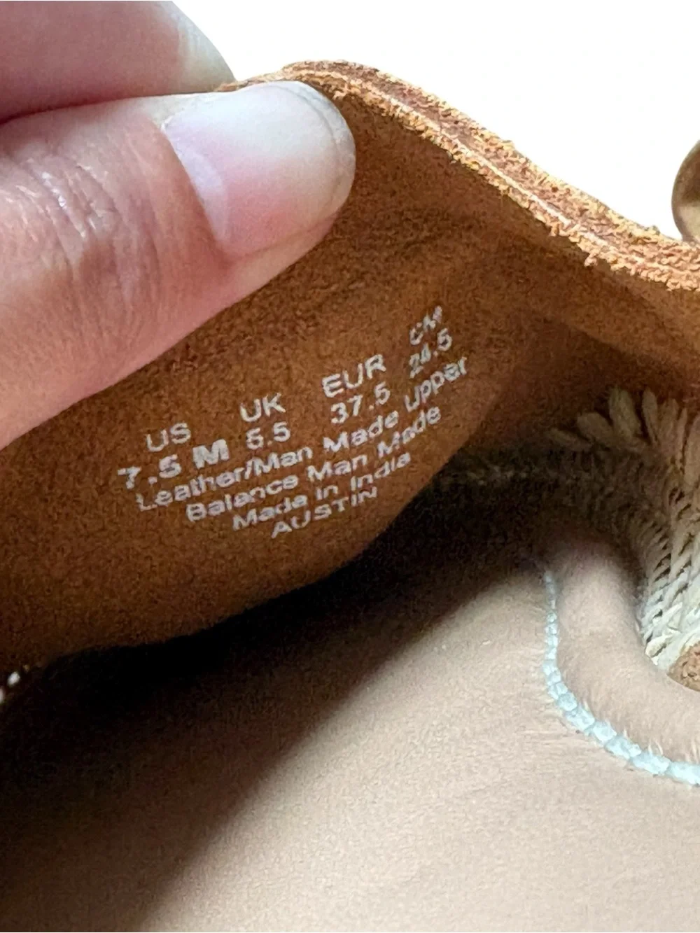 Sam Edelman Austin Suede Espadrille Mules Tan Brown Slip On Size 7.5